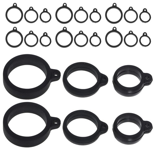 30 Pcs Silikon-Aufhängering Mann Anti-verlorener Gadget Anti-Lost-Ring - Afbeelding 9 van 12
