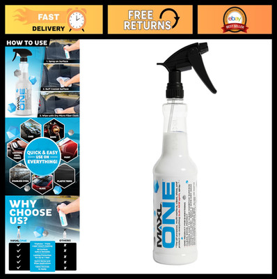 20oz Waterless Car Detailer Spray - Quick Shine & Protect Paint, Glass, Wheels