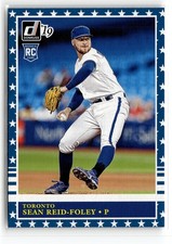 Sean Reid-Foley 2019 Donruss Independence Day Toronto Blue Jays Rookie #219