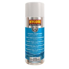 Hycote Xuk610 White Plastic Primer Fast Dry Aerosol Spray Paint 13.53oz Finish