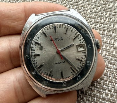 Watch USSR Vostok Mechanical Soviet Wristwatch Wostok Russian Vintage Rare