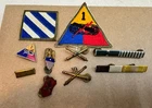 vintage military wwii ww2 medal bar pin lot awards as pictured