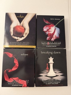 Twilight Saga Series Complete Audiobook CD Set of 4, Stephenie