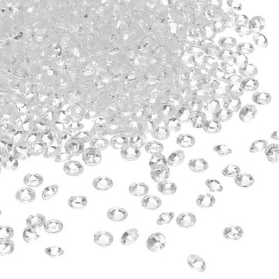 5000Pcs Wedding Table Scatter Confetti for Parties (White, 4.5mm)
