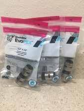 SharkBite EvoPEX 1/2 in. Barb X 1/2 in. D Push Plastic Coupling K008A6 3 PACK 