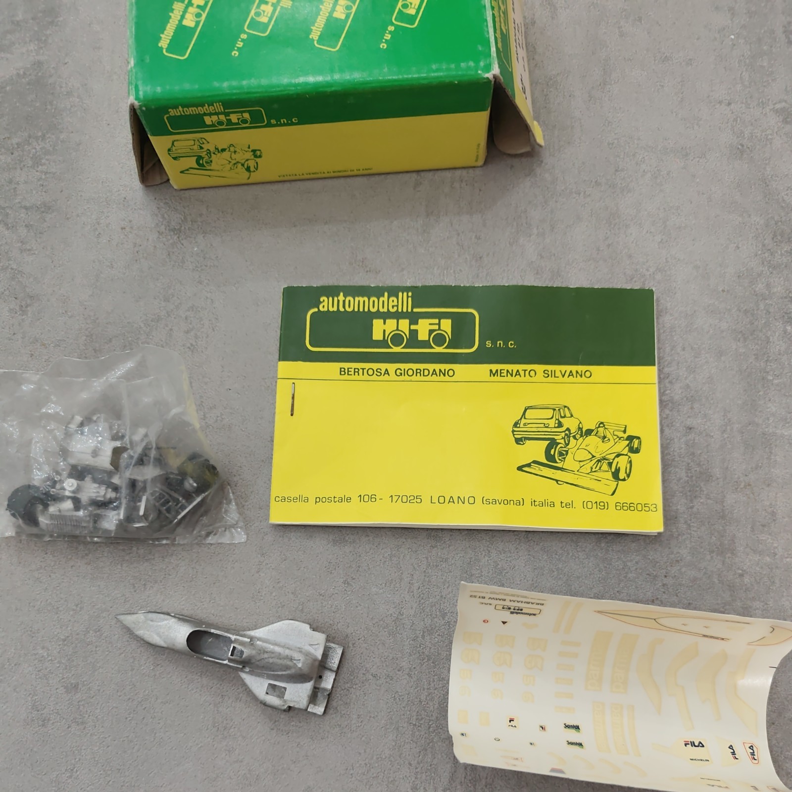 1/43 kit HI.FI. BRABHAM BT 52 EUROPEAN GP
