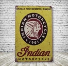 Indian Motorcycle Vintage Style Tin Bar Sign Poster Man Cave Collectible New
