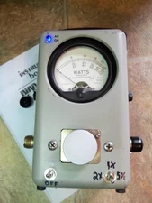 Bird 43 Thruline Wattmeter Watt Element Slug Reading Meter  PEP Peak Kit 2x 5x