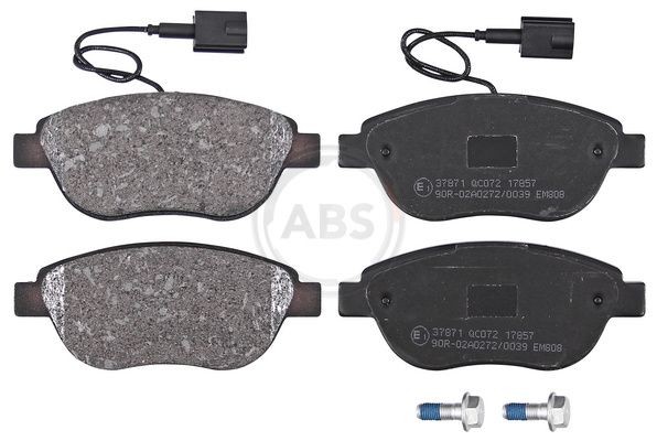 A.B.S. Bremsbelagsatz, Scheibenbremse 37871 FüR Abarth Passend FüR Fiat Opel-image