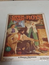 Vintage The Open Road For Boys Magazine December 1935