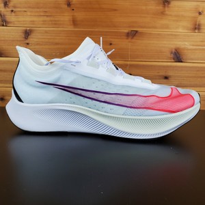 nike zoom purple and white