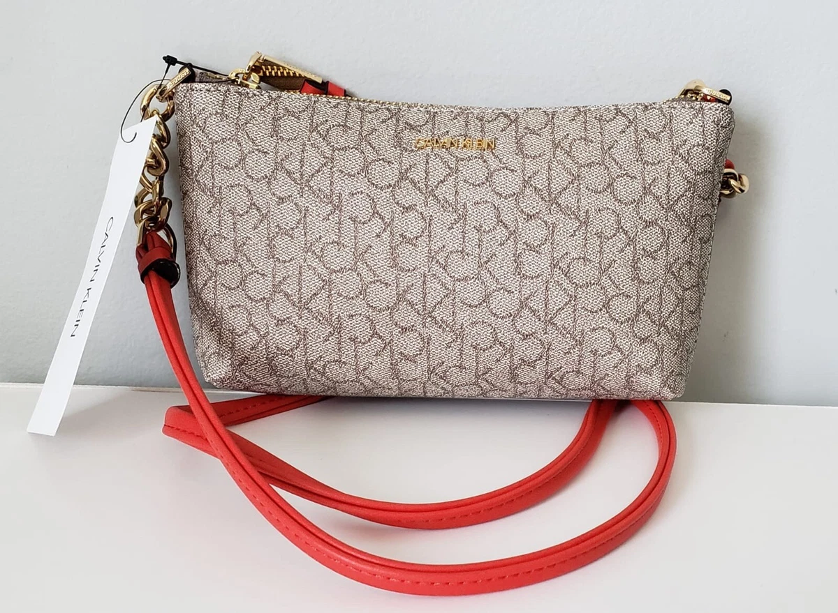 Calvin Klein Adrina Monogram Crossbody Bag