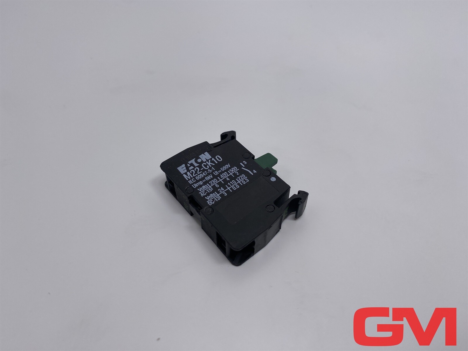 Eaton Contact Element M22-CK10 Cage Clamp 1S 24V 3A 220/230/240V 6A