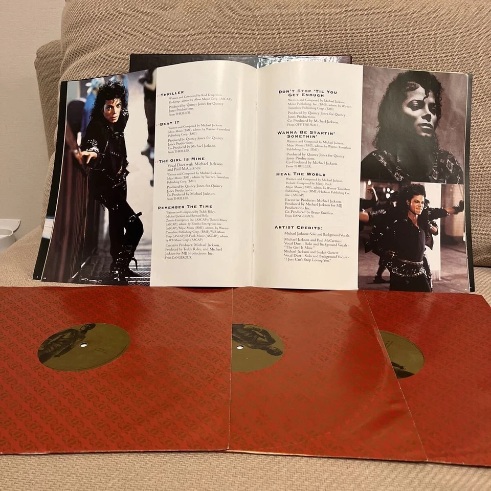 Michael Jackson / HISTORY US 1995 3LP Vinyl BOX Past, Present And Future Book I - Image 3 of 4