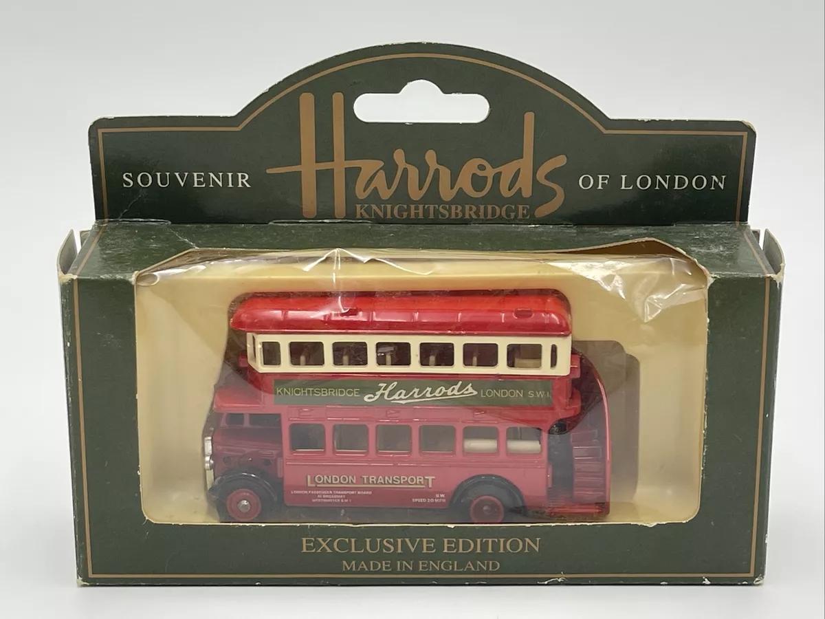 Vintage Lledo London Double Decker Bus Made in England Days Gone Die Cast 