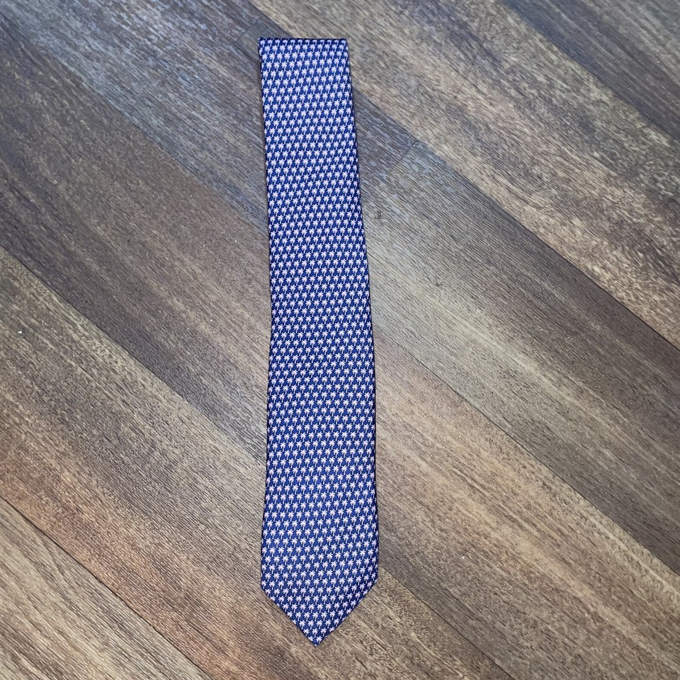 Cravatta Uomo Stampa di Seta Marrone Paisley Arancione Gialla AN5508