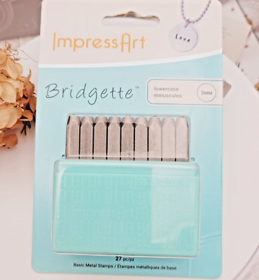 ImpressArt Bridgette Font, 3mm New still in package, Hand Stamping Font