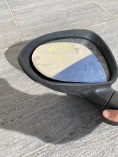 Rétroviseur Extérieur Gauche Convexe Chauffant Pour Seat Ibiza IV – Pliable Manuel, Noir
