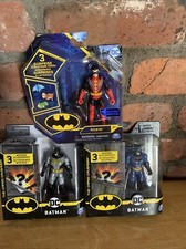 RED SUIT ROBIN & BATMAN LOT x 2 BLUE BATMAN &...