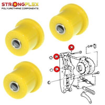 strongflex Busches Polyurethan Halter Lichtmaschine Für Volvo 850 (Ø27,5mm)