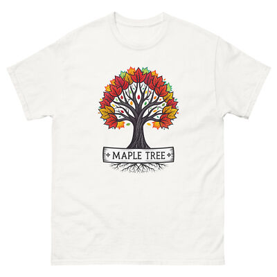 Maple Tree Plant Horticulture Landscaping Gardening T-Shirt