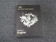 1975 Ford F250 Truck Engine Shop Service Repair Manual Custom Ranger XLT