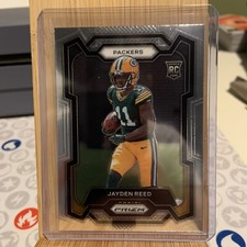 JAYDEN REED 2023 Panini Prizm Base RC Rookie Card Green Bay Packers Football. rookie card picture