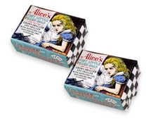 Set Of (2) Alice In Wonderland Soap-Unemployed Philosophers Guild (New & Sealed)