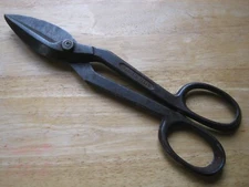 Vintage Red Devil 270M Forged Steel 12" Tin Snips Metal Shears USA Made
