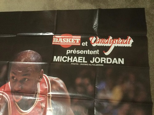 Raro poster mondiale Michael Jordan Chicago Bulls 93x92 - Foto 3 di 12