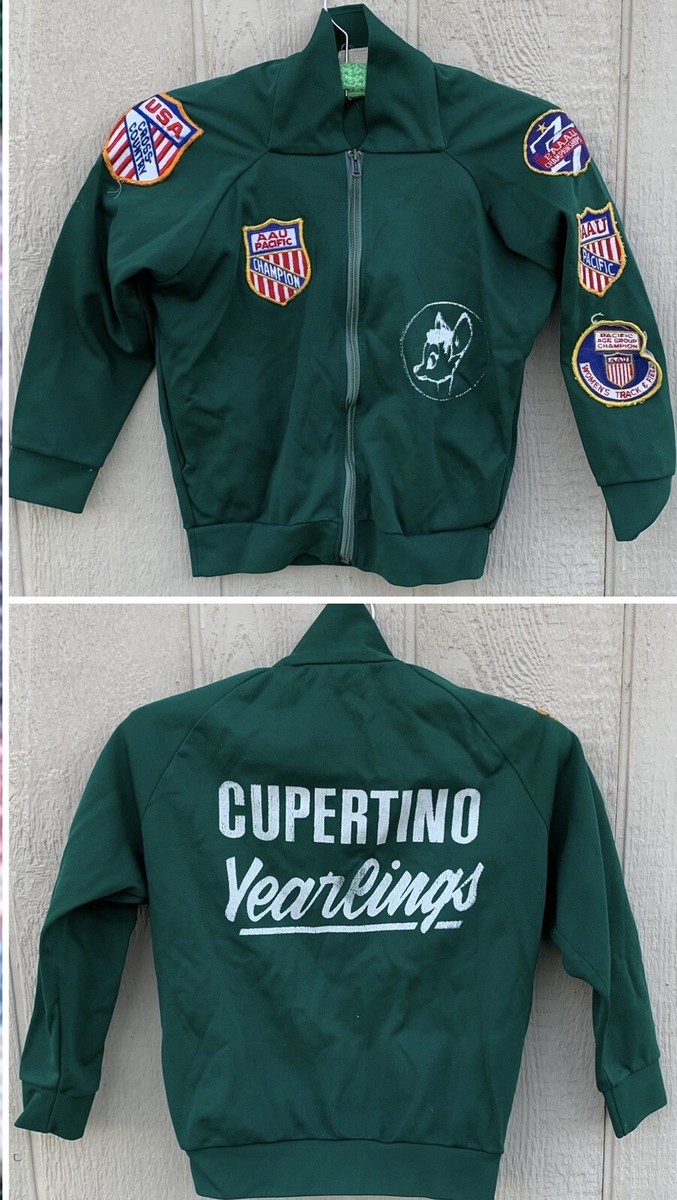 vintage Cupertino Yearlings track jacket with patches vintage Cupertino Yearlings track jacket with patches