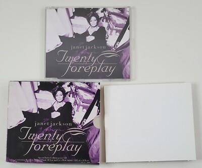 Twenty Foreplay Special Limited Edition Poster CD by Janet Jackson Audio CD