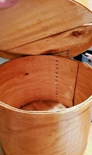 Antique? Shaker box Spice Pantry box Old HUGE ! 12"deep x 15"w. Distressed w/lid