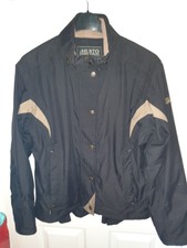 Rare Comfortable Musto Performance Fleece Lined Jacket Size Uk 12 Black & Beige
