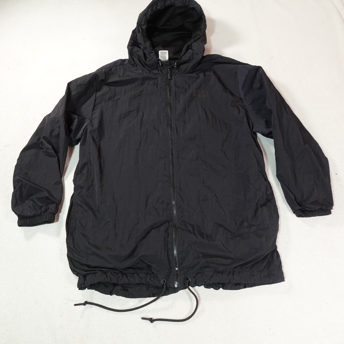 Victorias Secret Jacket Womens Medium Black Windbreaker
