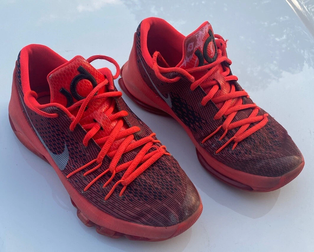 kevin durant shoes black and red