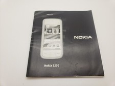 New Old Stock English Nokia 5230 Mobile Phone User Guide Manual
