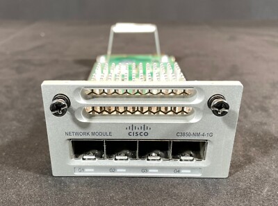 Cisco C3850-NM-4-1G Gigabit Network Module - Same Day Shipping