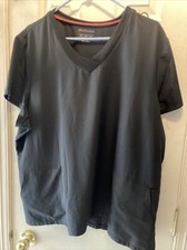 Allure Select WOMENS Black Scrub Top CKA669 SZ 2XL