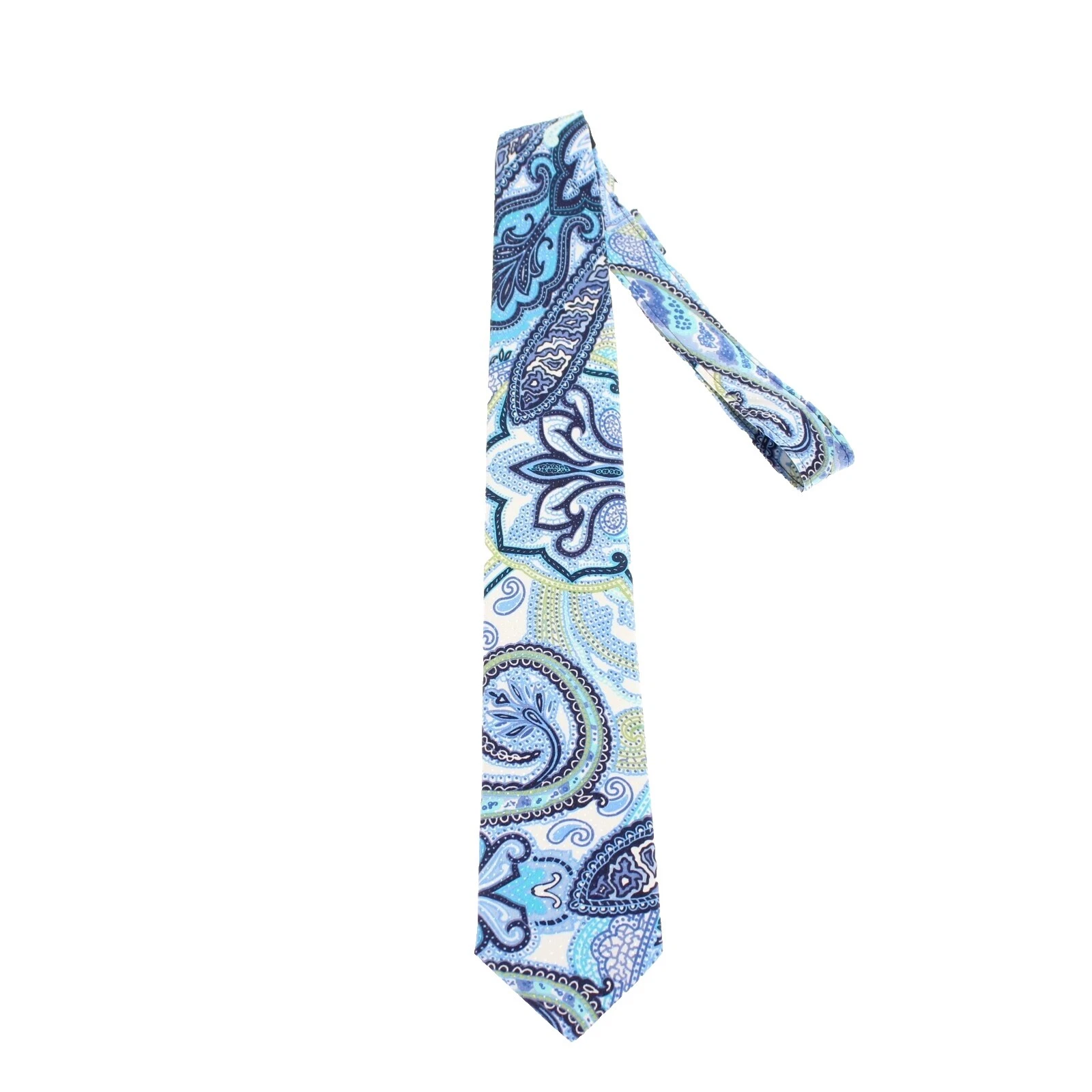 Gravata Branca de paisley Gravatas para Homens