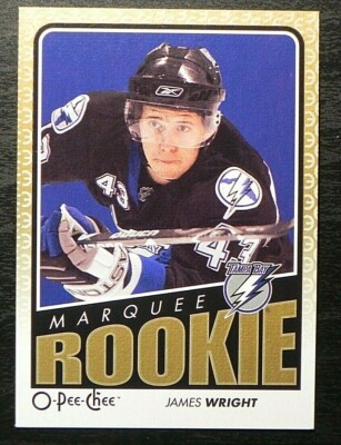 2009-10 09/10 O-Pee-Chee Marquee Rookie #763 James Wright Tampa Bay Lightning
