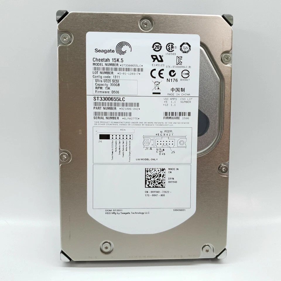 Seagate ST3300655LC Cheetah 15K.5 300GB Internal 15000RPM 3.5" Hard Drive - Image 3 of 4