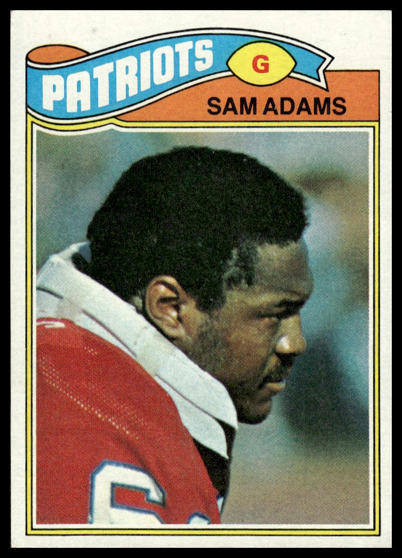 1977 Topps #14 Sam Adams New England Patriots
