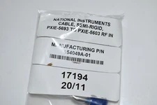 NATIONAL INSTRUMENTS SEMI RIGID CABLE PXIE-5693 TO PXIE-5603 154049A-01  (UWN22)