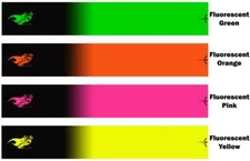 White Water Archery Fluorescent Neon Grim Reaper Fade Arrow Wraps 15 Pc