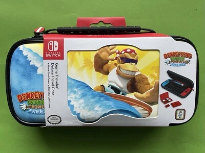 TRAVEL CASE DeLuxe BOX Nintendo SWITCH OLED Lite Mario SPIEL Konsole DONKEY OVP - Bild 1 von 4