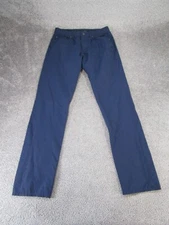 Vineyard Vines Pants Mens 28 On The Go Dark Blue Tech Slim Fit Chinos 28X32 *