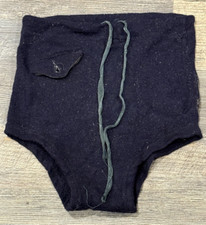 Vintage WW2 US Navy Wool Swim Trunks High Waist Bathing Shorts Sz30 15C 