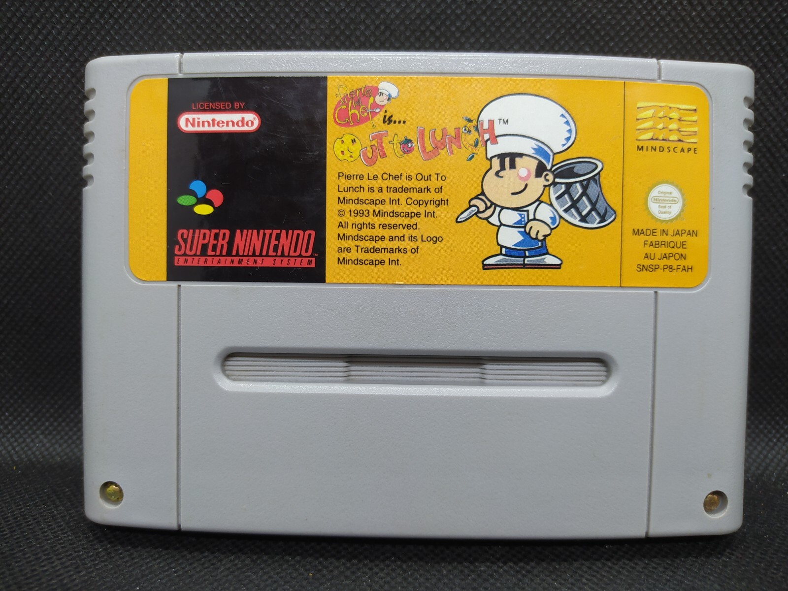 Pierre Le Chef is Out to Lunch - Super Nintendo SNES EU PAL - SNSP-P8-FAH