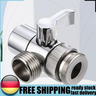 3 Way Faucet Diverter Valve Leak-Proof Faucet Valve Copper for Bathroom Kitchen